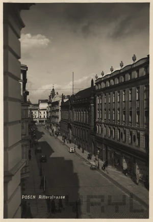 Ulica w trakcie okupacji niemieckiej