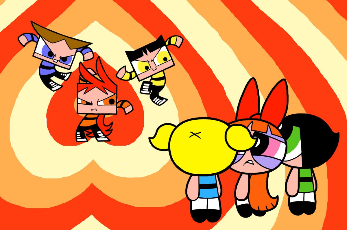 the powerpuff girls and the rowdyruff boys