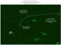 Flight 77 disappears from radar at 35000ft, 08:56