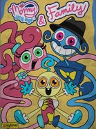 Daddy Long Legs' debut poster, alongside his wife Mommy Long Legs and son Baby Long Legs.