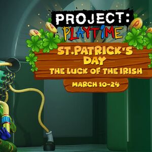 Project Playtime - St. Patrick's Day Update Main Menu 