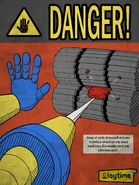 Grabpack Danger Poster