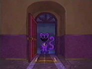 CatNap standing in the doorway eerily.