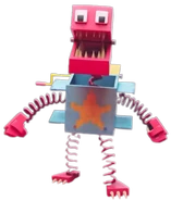 Boxy Boo being aggressive as he appears in one of EnchantedMOB’s animations.