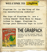 Information on Playtime Co. and GrabPack.