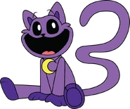 CatNap artwork featured on an official t-shirt.