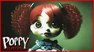 Poppy as seen in the YouTube thumbnail for The Most Incredible Doll.