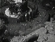 Catnap roaming Playcare during The Hour of Joy.