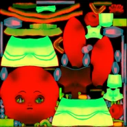 A texture of Poppy Playtime. The file name is: Poppy_OcclusionRoughnessMetallic.uasset.