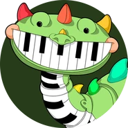 Pianosaurus's character bio picture.