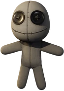 Unused model for the Unnamed White Voodoo Doll from the game files.