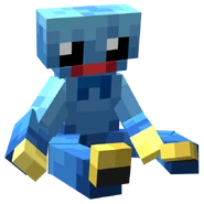 A render of Huggy Wuggy toy.