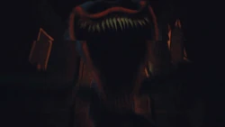 Nightmare Huggy's jumpscare.