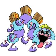 PJ carrying some boxes.