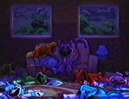 KickinChicken and the critters passed out on the floor.