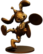A render of Bunzo Bunny's trophy.