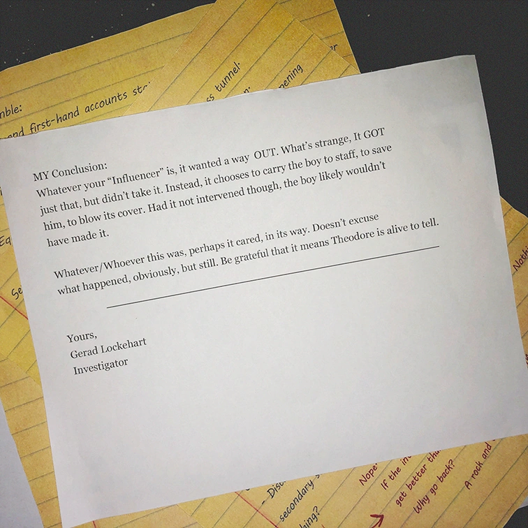 A Note from Gerad Lockehart