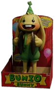 A render of Bunzo Bunny's toy inside his promotional box.