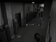 Miss Delight and her sisters cornering an employee in the School in The Hour of Joy.