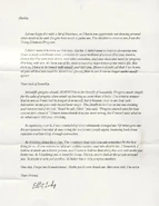 Letter from Ludwig to Sawyer removing him from the YGP.