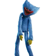 Huggy Wuggy as a skin in Fortnite.