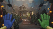 The Player entering Playcare.