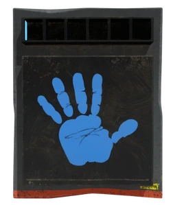 Blue Hand Scanner