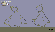 Doey walk cycle animation (Concept).