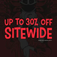 A picture of CatNap in the background of a code promotion.