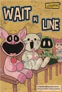 A poster of PickyPiggy, Boogie bot, Candy Cat & Poppy Playtime waiting at the counselor's office.