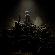 Huggy in a render for the 30th anniversary of The Hour of Joy.