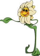 Daisy cardboard cutout