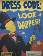 A Specialist wearing a dapper outfit in a poster.