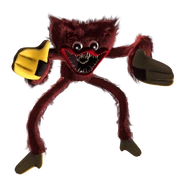 An alternative render of Red Wuggy.