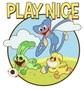 Art Of Hoppy Hopscotch, KickinChicken and Huggy Wuggy.
