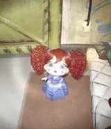 Poppy talking to The Player at Safe Haven.