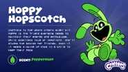 Hoppy Hopscotch's character description.