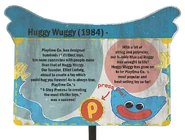 The information panel highlighting the origin and success of Huggy Wuggy.