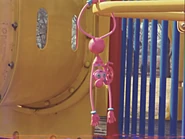 "Or hang her upside down!"