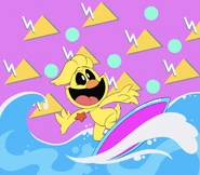 Artwork of KickinChicken shown in the Smiling Critters Cartoon.