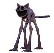 Render of an older, unused model for CatNap found out of bounds in Chapter 3: "Deep Sleep"’s Home Sweet Home area.
