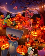 Yarnaby as seen in another Halloween artwork by Amber Ogden.