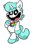 A render of CraftyCorn doing a pose (Seen on Info Card).