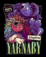 The artwork of the Yarnaby T-Shirt.