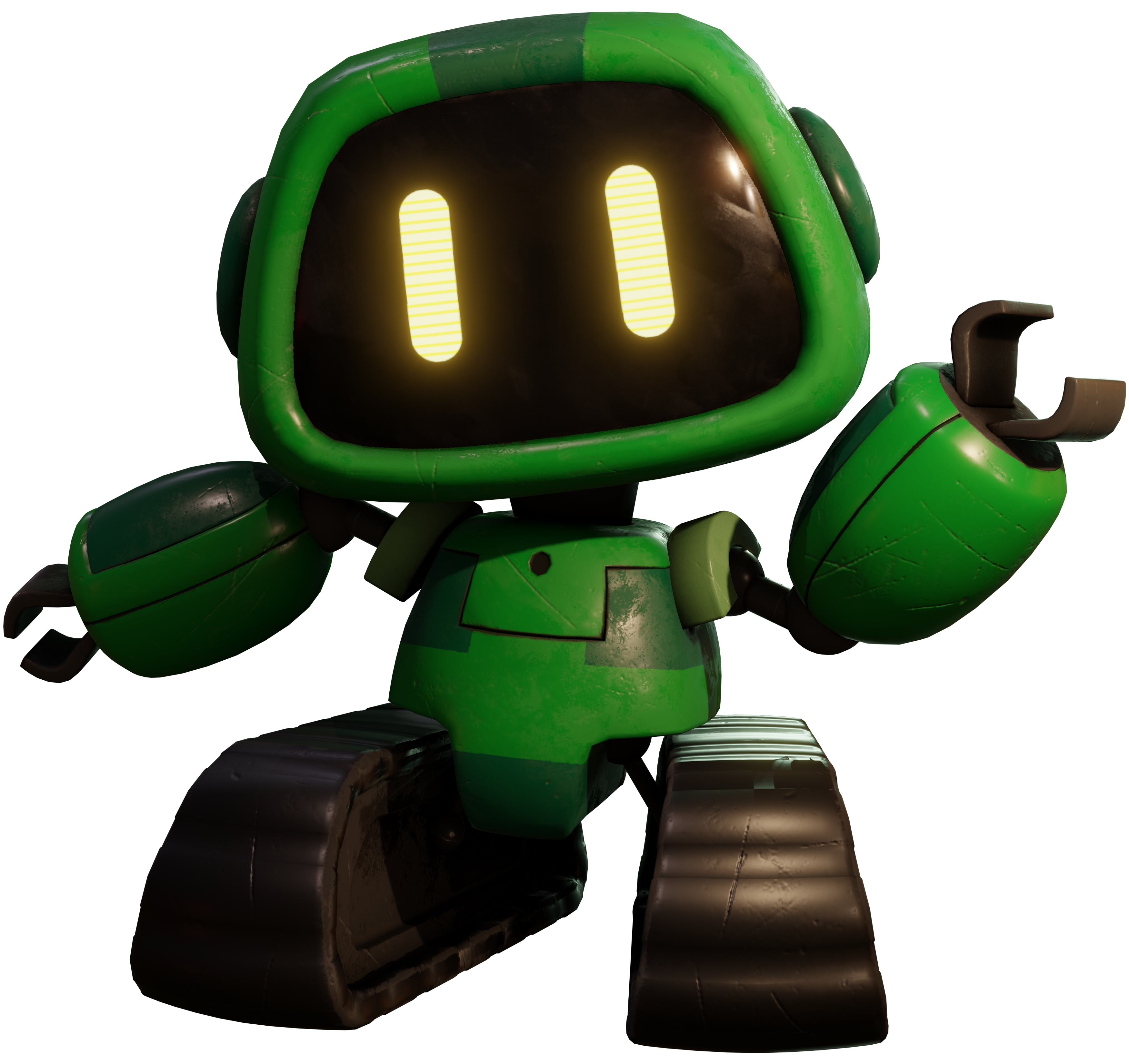 A playful toy character from the video game poppy playtime