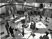 Huggy Wuggy attacking the employees during the event.