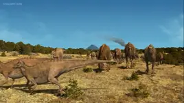 Maiasaura herd