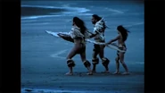 Māori performing a ritual.