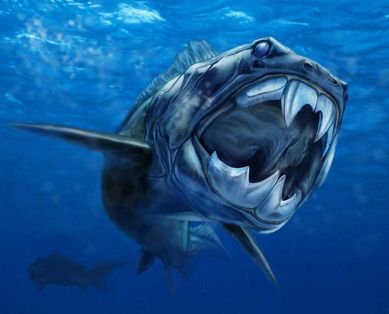 Ocean predator I just discovered. Reminds me of dunkleosteus in a