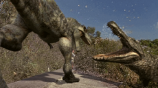 Deinosuchus lunges at Matilda SE1EP06